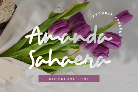 Amanda Sahaera: A Romantic Script Font