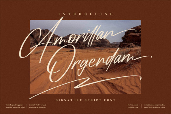 Amorillan Orgendam: A Delicate Script for Creative Projects