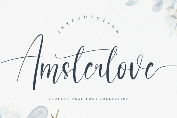 Amsterlove Font: Elegant Handwritten Style