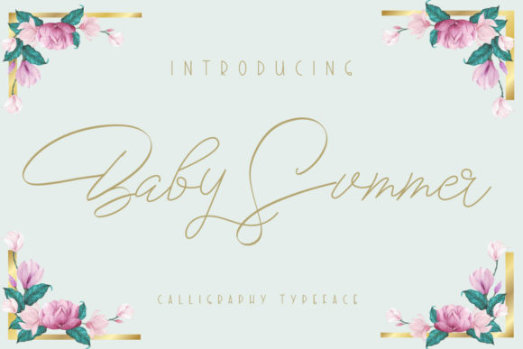 Baby Summer: A Script Font for Creative Projects