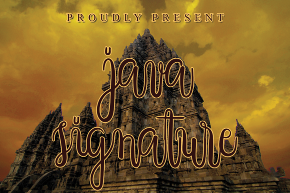 Java Signature Font for Business