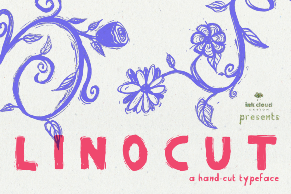 Linocut: A Bold Script for Real Projects