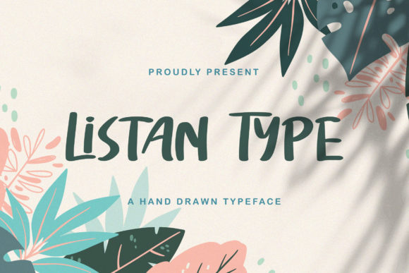 Listan Type: A Handwritten Font for Creative Makers