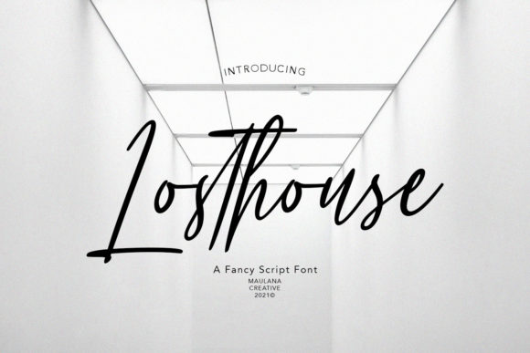 Losthouse: A Script Font for Web Design