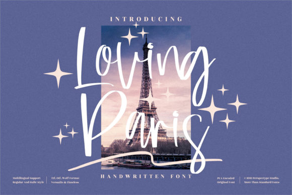 Loving Paris Font for Business