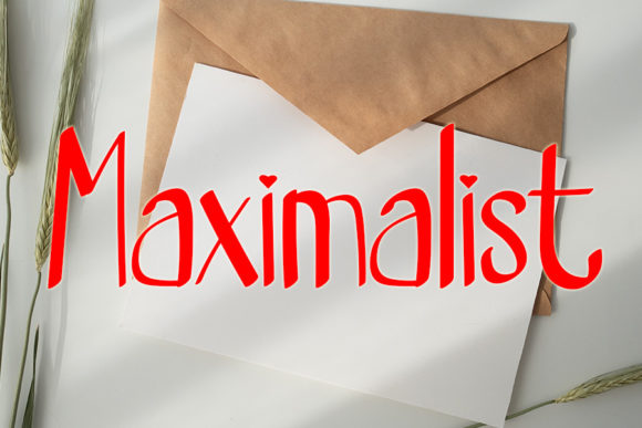 Maximalist: A Elegant Handwritten Font