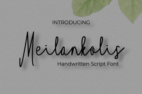 Meilankolis: A Stylish Script Font