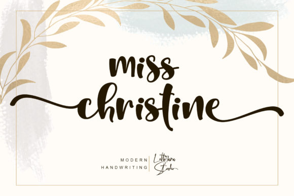 Miss Christine: A Timeless Font for Your Brand
