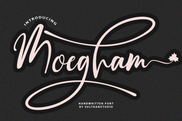 Moegham: A Stylish Script Font