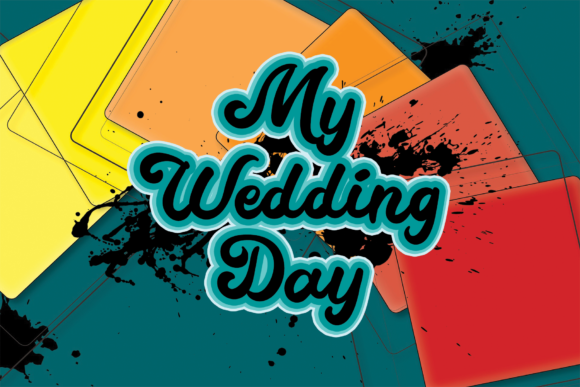My Wedding Day Font for Business