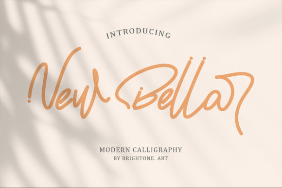 New Bellar: A Handwritten Font for Elegant Design