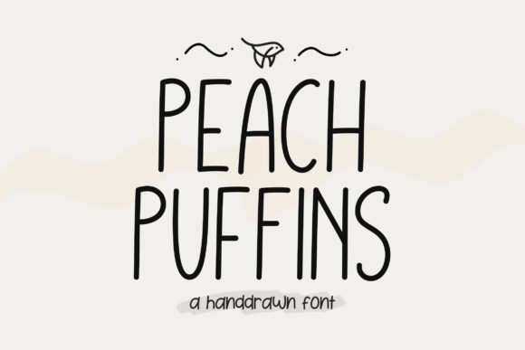 Peach Puffins: A Charming Script Font