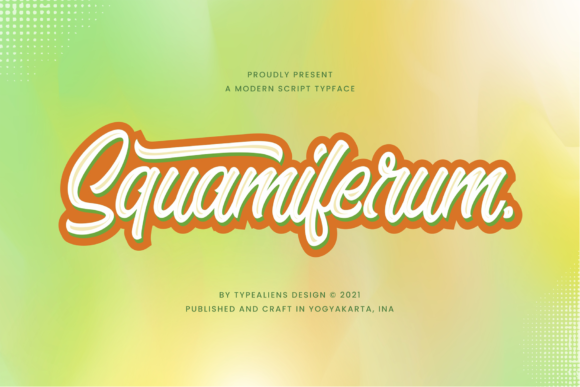 Squamiferum: A Bold Font for Web Design