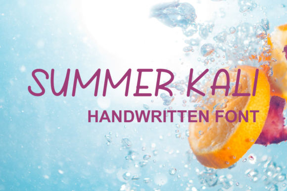 Summer Kali: A Font for Youthful Energy
