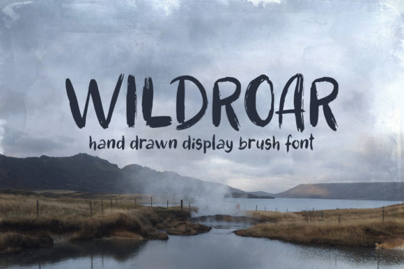 Wildroar: A Brushstroke Font for Bold Branding