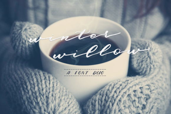 Winter Willow: A Handwritten Font for Elegant Design